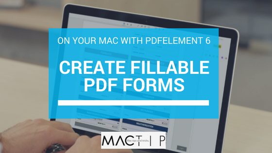 mac create editable pdf form for free